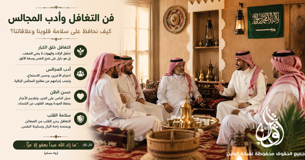 فن التغافل وأدب المجالس: مدخل تربوي لبناء الشخصية السوية وحفظ العلاقات الإنسانية